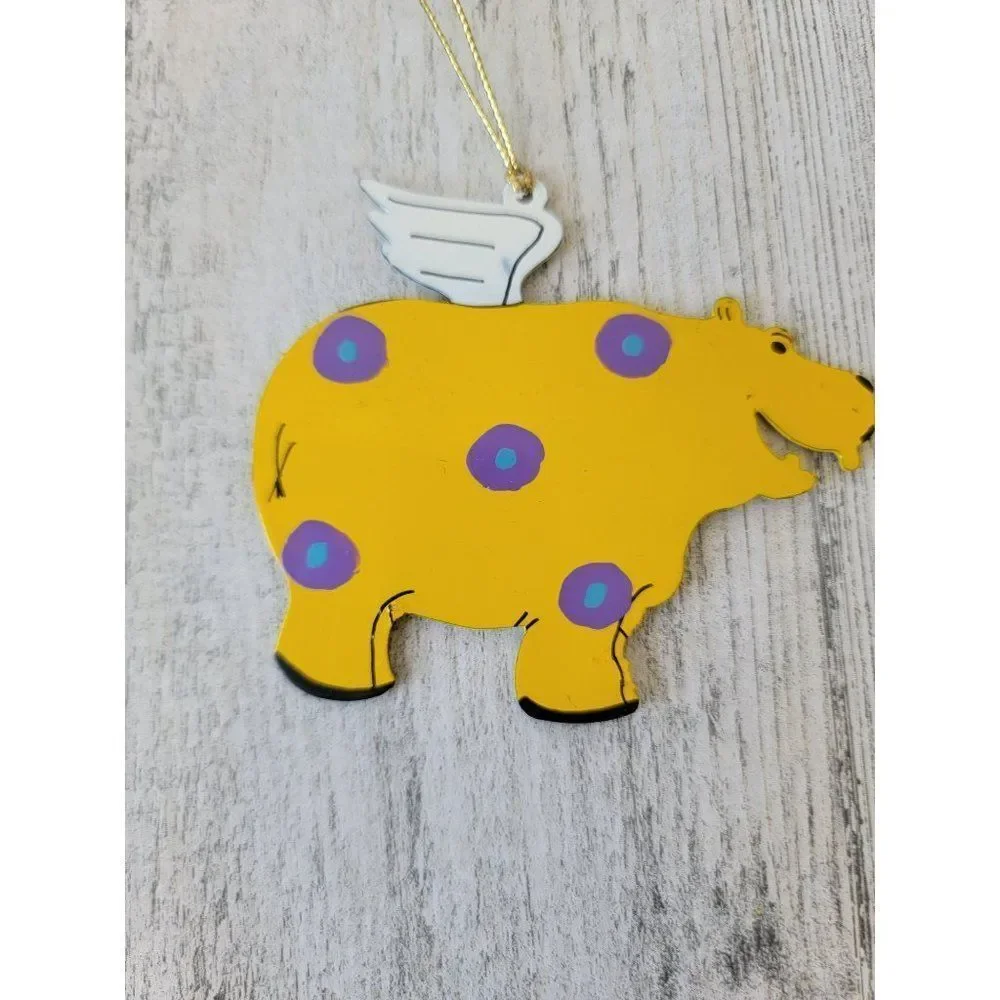unbranded metal hippopotamus